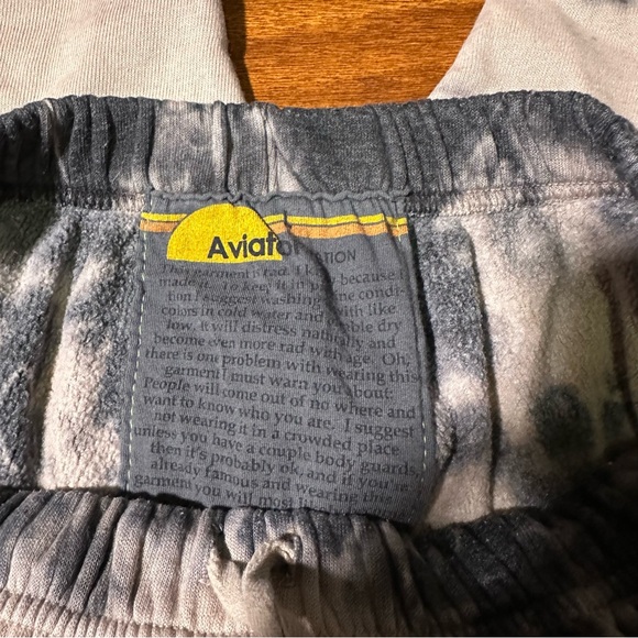 Aviator Nation Black & Cream Tie-Dye Joggers - Picture 3 of 3